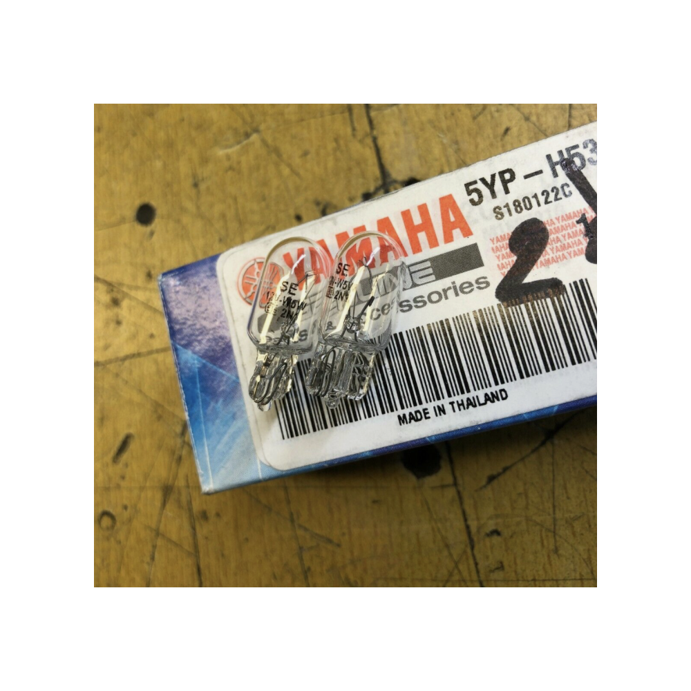 2 x ampoule 12v 5w t10 yamaha 5YP-H5353-00 1JD-H4347-00  1NL-84744-00 1RC-84347-