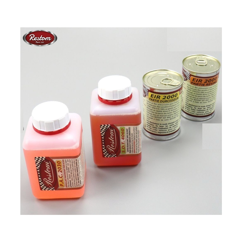 Traitement de réservoir de 5 à 15 litres Restom Superkit (kit)