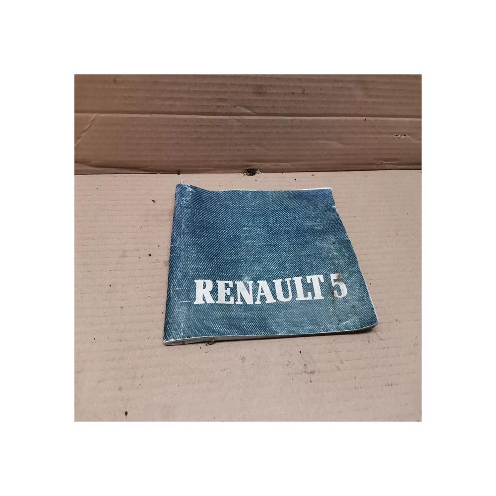 CARNET D'ENTRETIEN LIVRET RENAULT SUPER 5 SP5