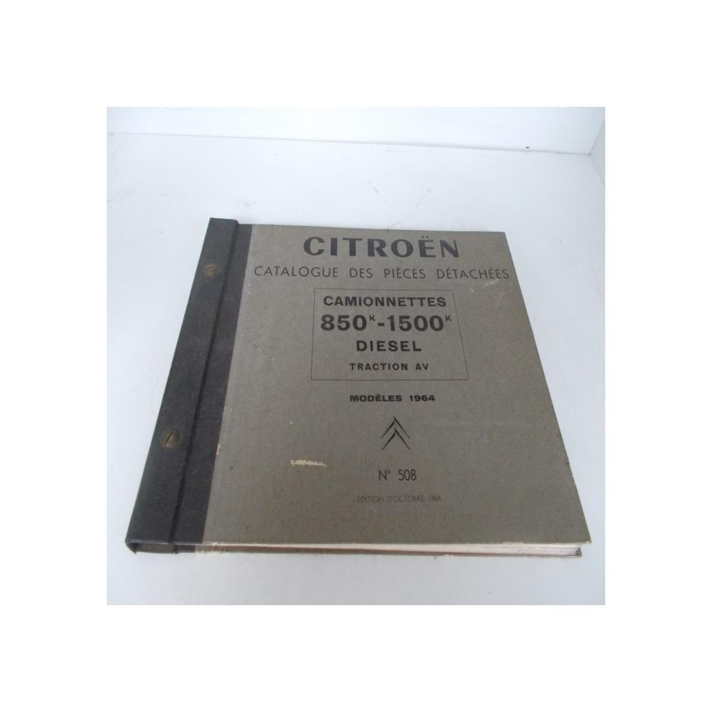 CATALOGUE PIECES DETACHEES CITROEN CAMIONNETTE 850 1500 DIESEL tube HY