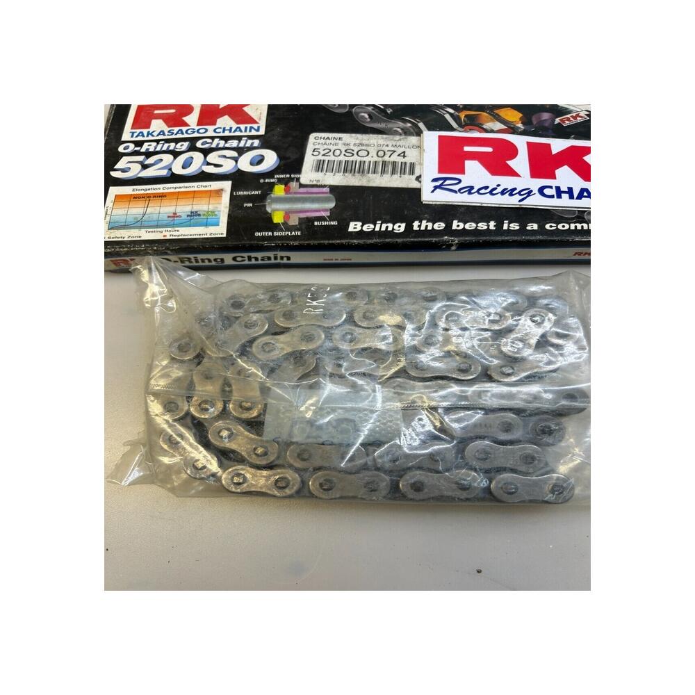 Chaine rk 520so 74 maillons attache a riveter 74 links 520 so renforcée