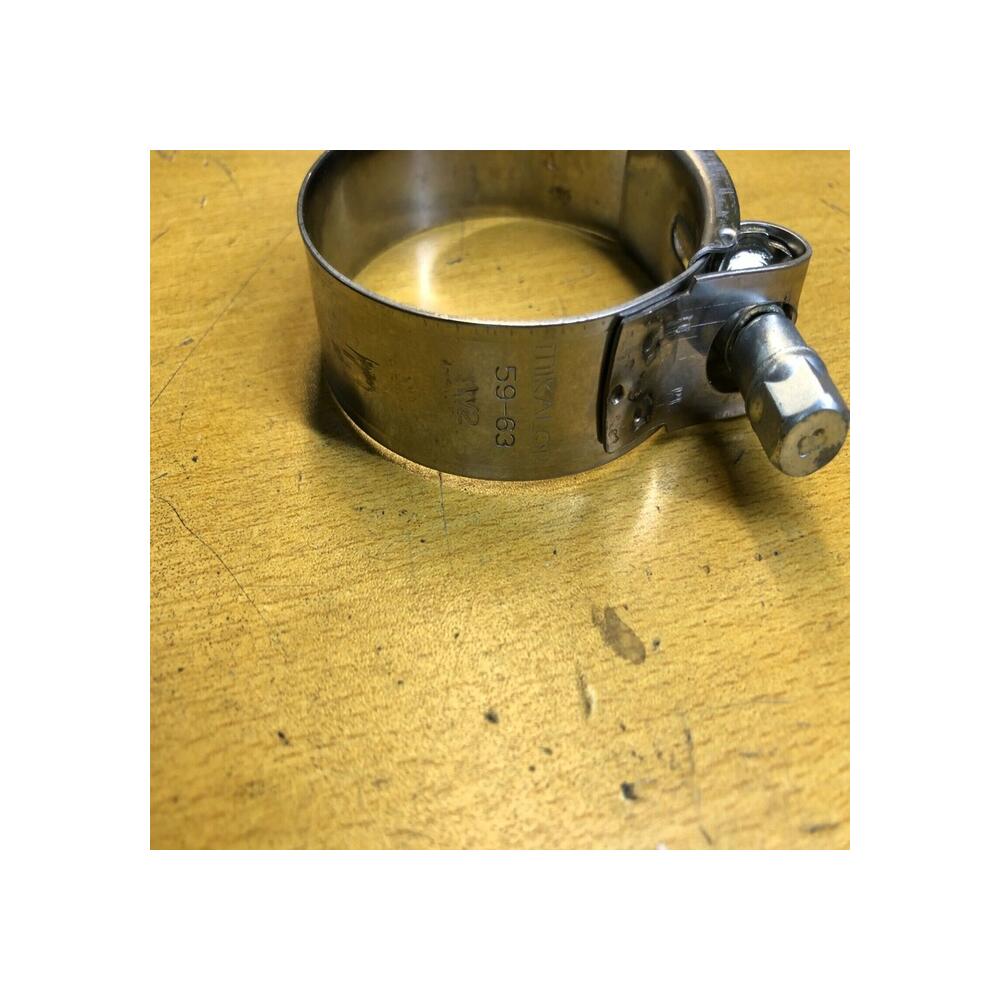 Collier échappement acier inoxydable mikalor w2 59-63  mm moto quad scooter