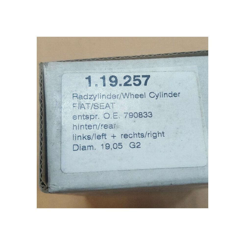 Cylindre De Roue AUTOBIANCHI A 112 Y10 Y 10 DELTA PRISMA BWD289 9945379