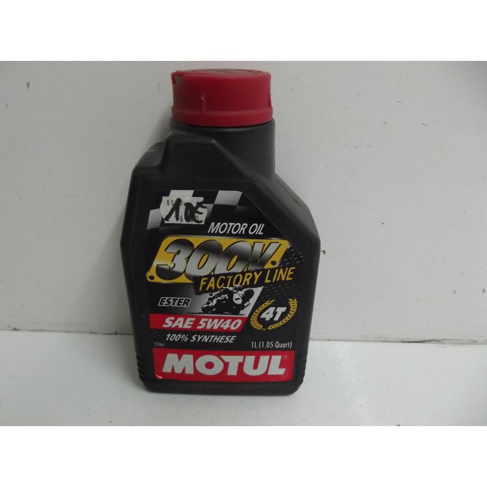 huile MOTUL 300V 5W40 4 temps 1 litre