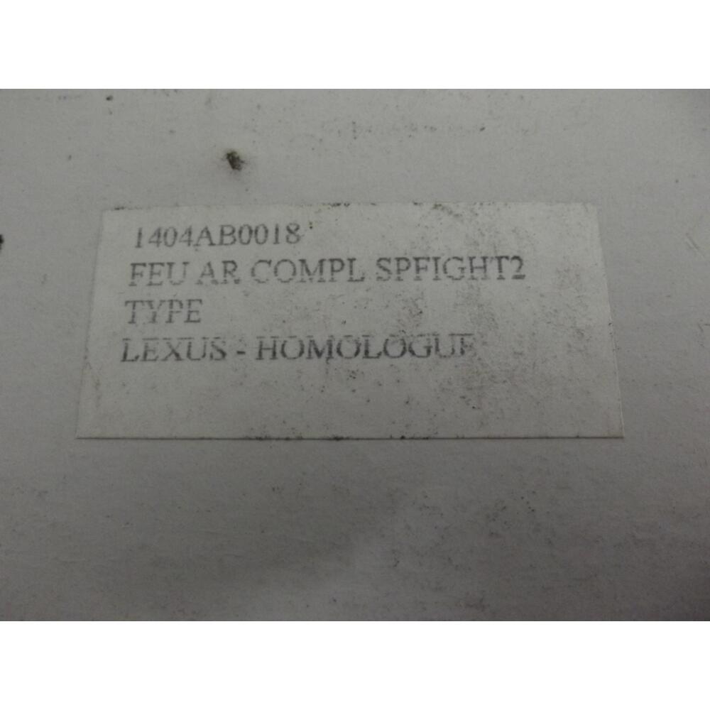 feu arrière adaptable VICTORIA BULL LEXUS PEUGEOT SPEEDFIGTH 50  2002-2009 