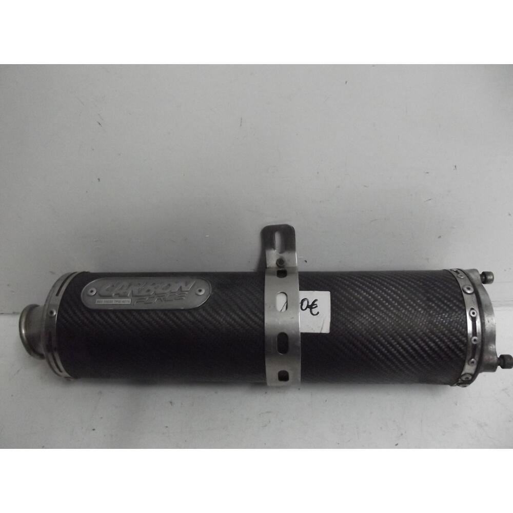 silencieux CARBON FORCE diamètre 110mm homologué adaptable HONDA YAMAHA KAWASAKI