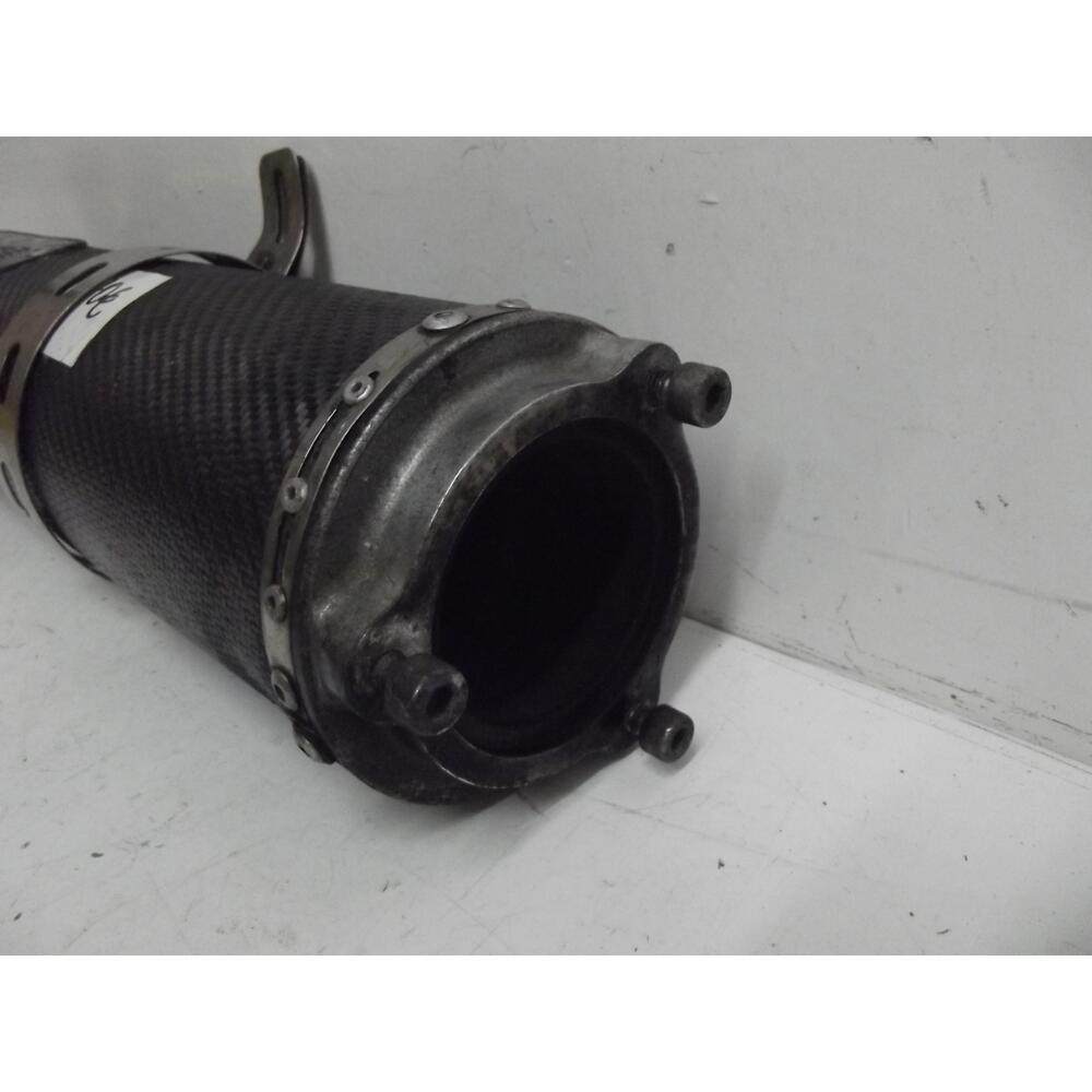 silencieux CARBON FORCE diamètre 110mm homologué adaptable HONDA YAMAHA KAWASAKI