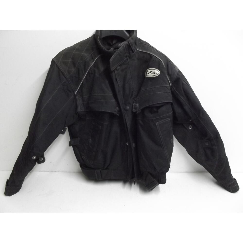 blouson moto textile de marque DG taille L noir