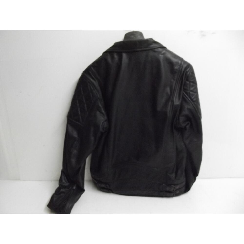 blouson moto cuir SOUBIRAC CLASSIC 1886 noir neuf taille L