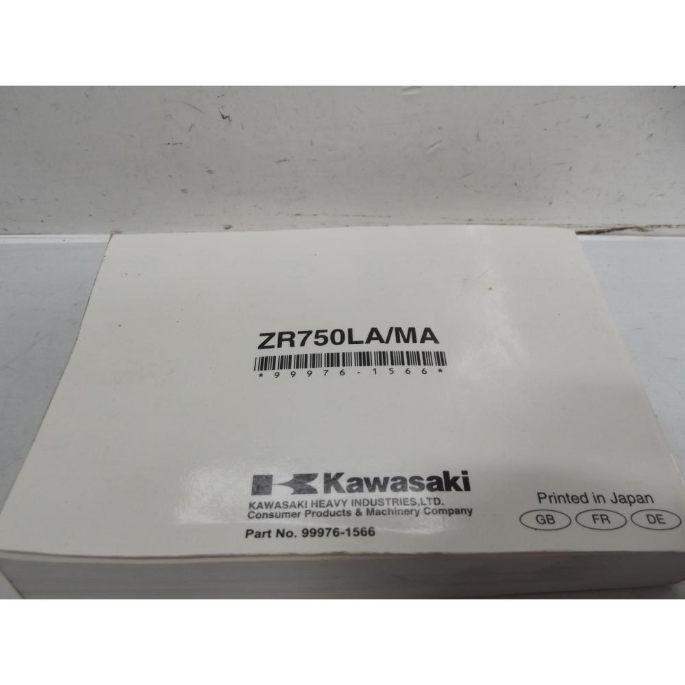 Manuel du propriétaire KAWASAKI Z 750 2007-2011