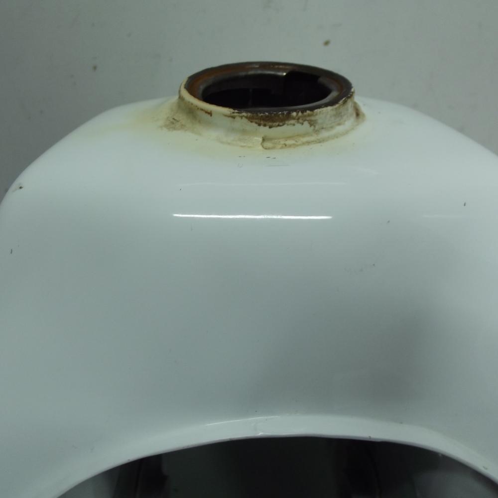 Réservoir blanc déco origine SUZUKI DR 350 1990-1996 Ref 4410014D8130H