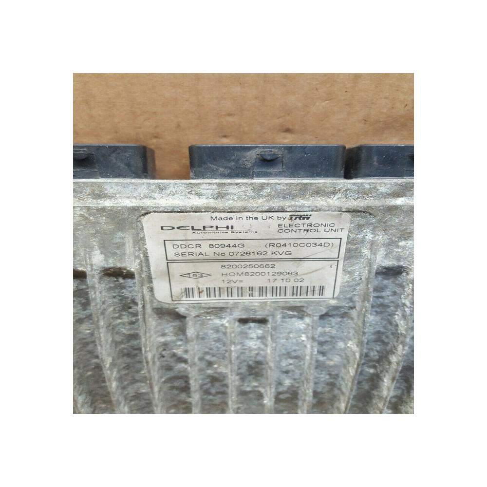 ECU CALCULATEUR MOTEUR A REPROGRAMMER RENAULT CLIO 2 KANGOO 1.5 DCI 8200250662