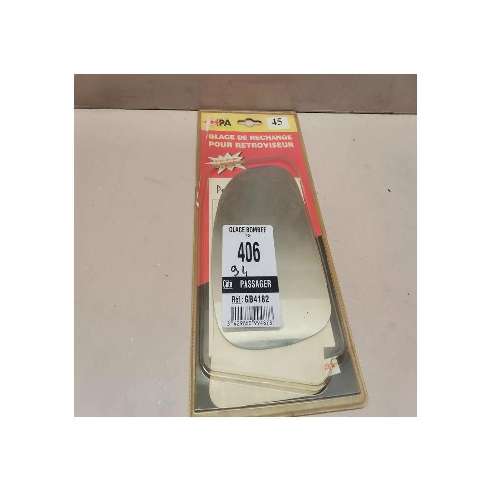 GLACE RETROVISEUR AVANT DROIT PASSAGER PEUGEOT 406 REF GB4182