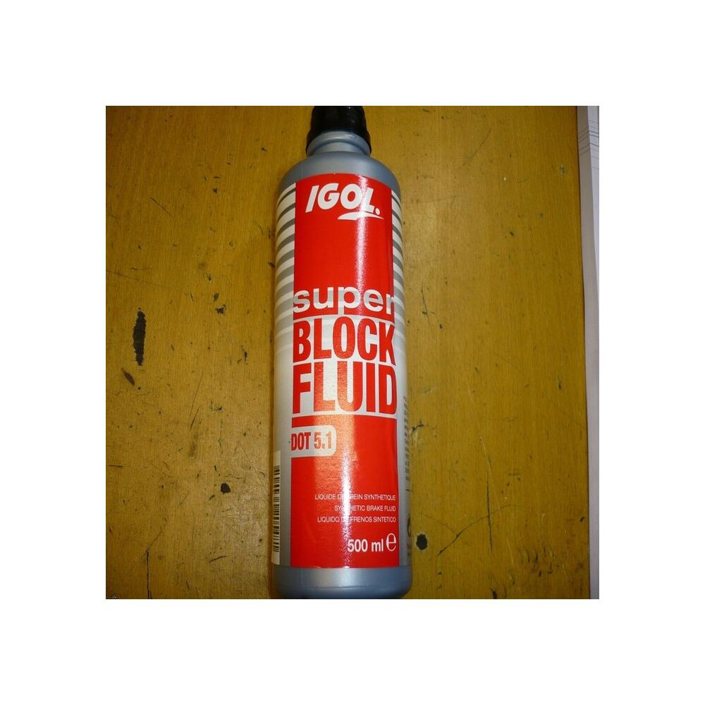 IGOL Liquide de freins BLOCK FLUID super DOT 5.1 bidon de 500 ML