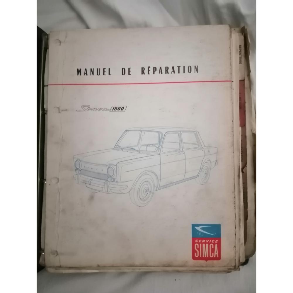 Manuel de réparation Simca 1000