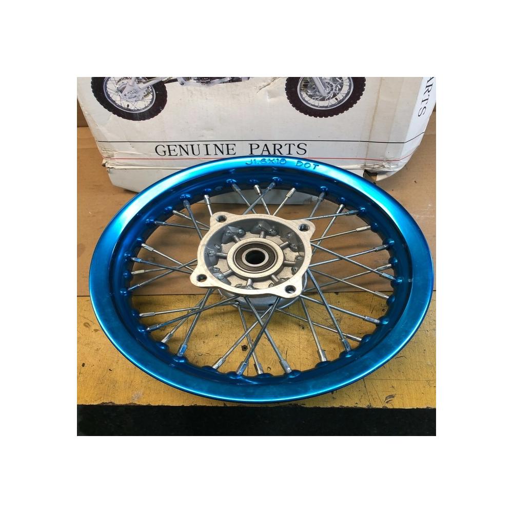 jante avant anodisé bleu fym 1,6x10 pouces dirt 44650-fye2-1bl 