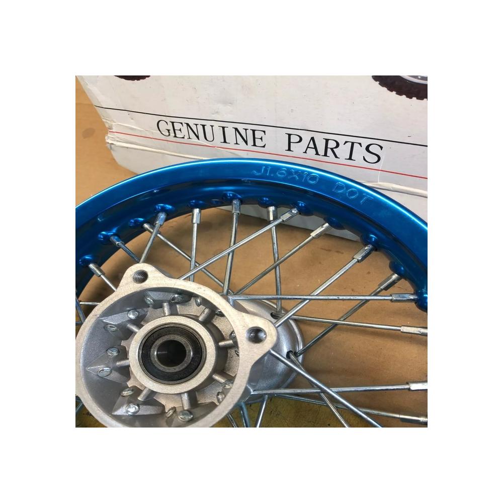 jante avant anodisé bleu fym 1,6x10 pouces dirt 44650-fye2-1bl 