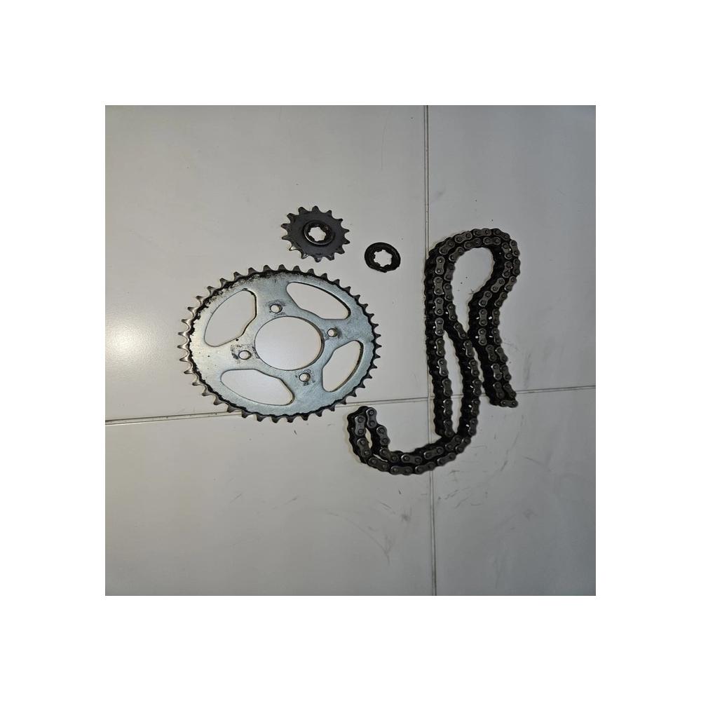 KIT CHAINE OCCASION AFAM SUZUKI TU X TUX 125 SUPER CLASSIC 1999 - 2002