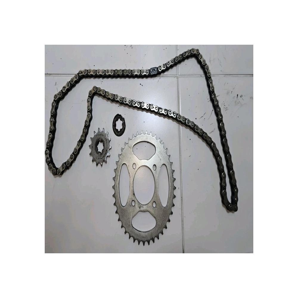 KIT CHAINE OCCASION AFAM SUZUKI TU X TUX 125 SUPER CLASSIC 1999 - 2002