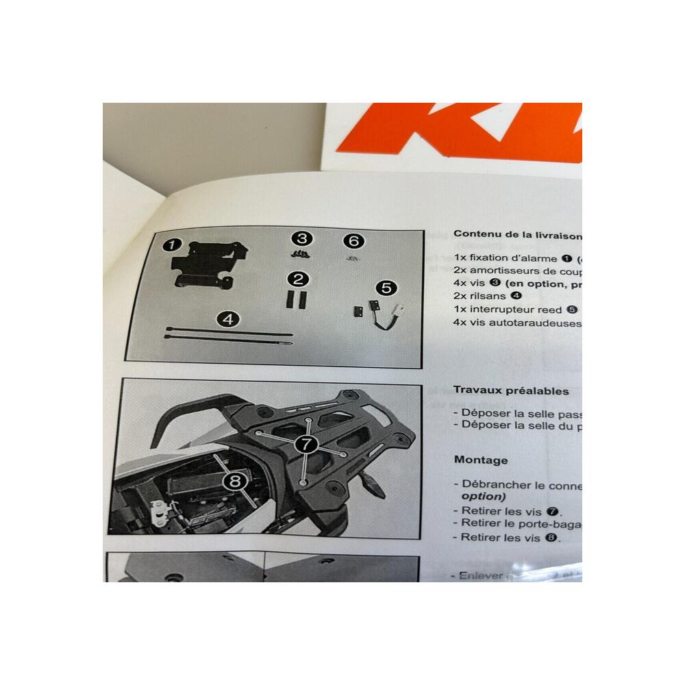 KIT DE MONTAGE ALARME incomplet KTM 60712935044 60312935044