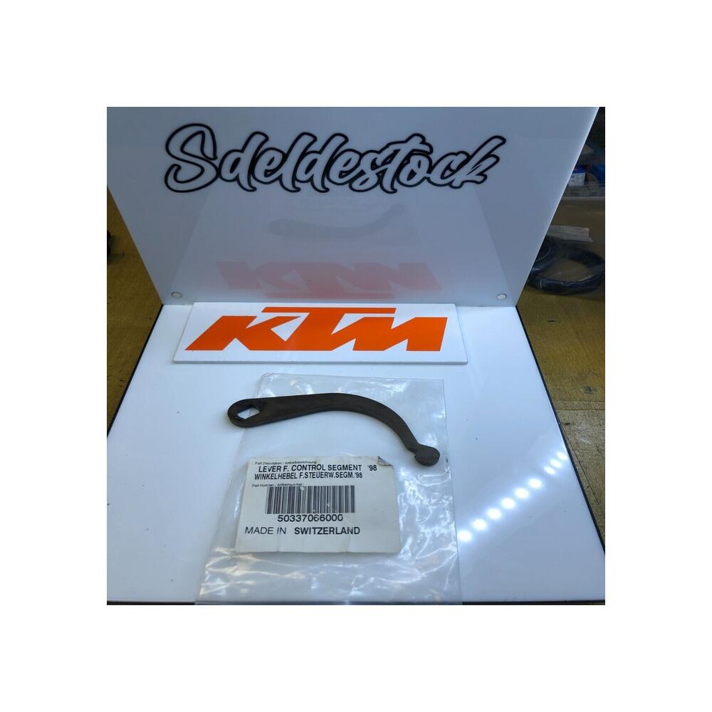 levier commande avant valve échappement ktm 50337066000 125 exc sx sxs 200 150