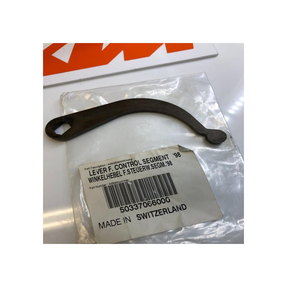 levier commande avant valve échappement ktm 50337066000 125 exc sx sxs 200 150