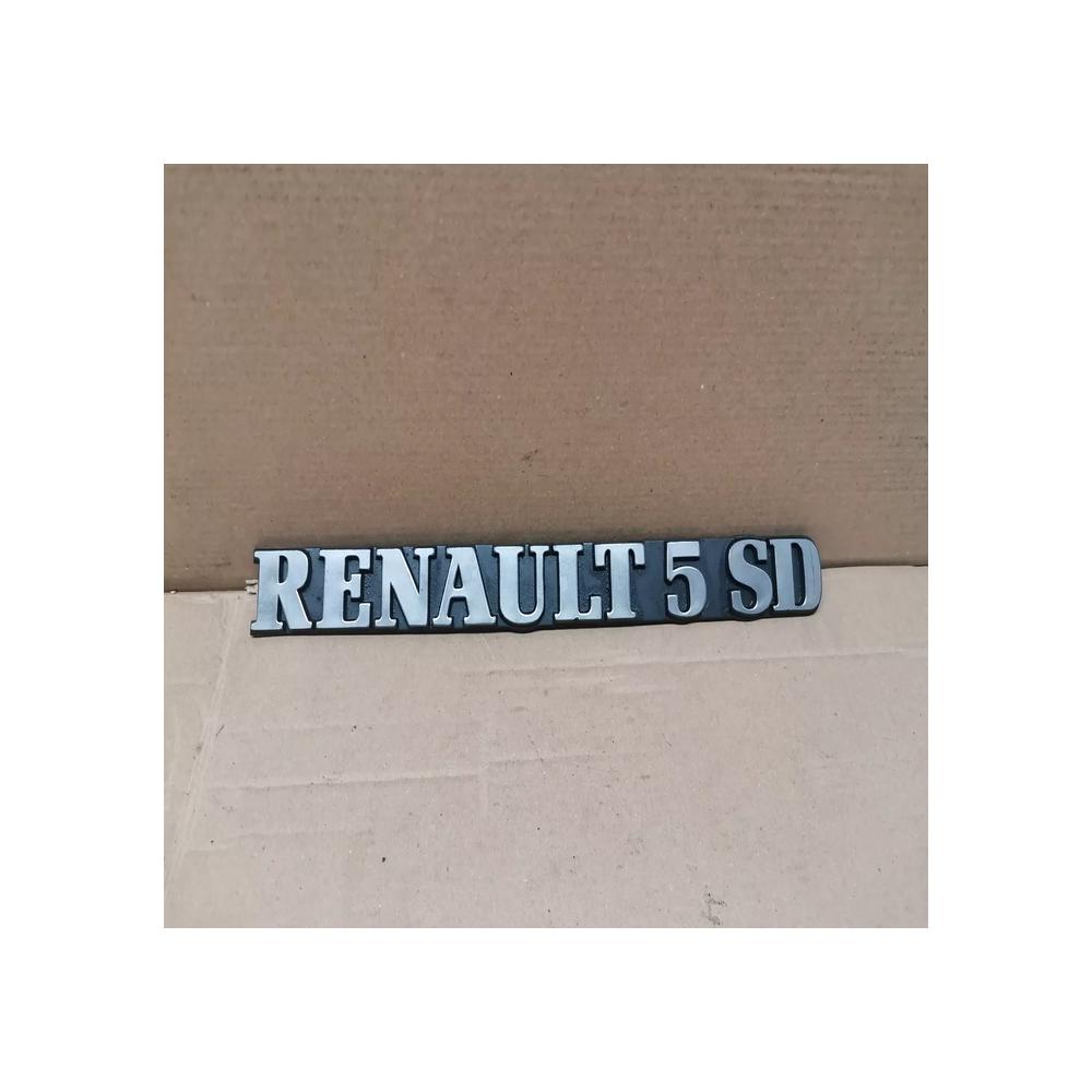 LOGO INSIGNE RENAULT 5 SD