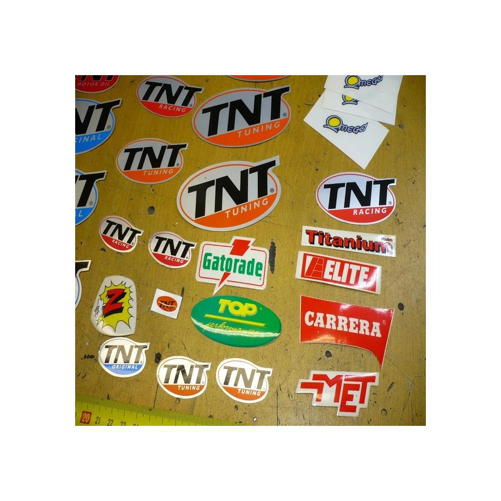 lot 37 autocollants tnt tunning racing top performance met elite omega etc