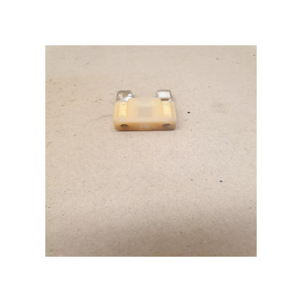 LOT DE 2  Maxi fusible 80A 32V jaune voiture automobile 2.9X3.5 CM