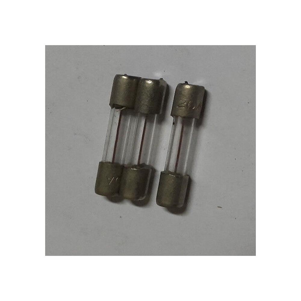 LOT DE 3 FUSIBLES VERRE AUTOMOBILE CITROEN PEUGEOT RENAULT 6X34 20 amperes