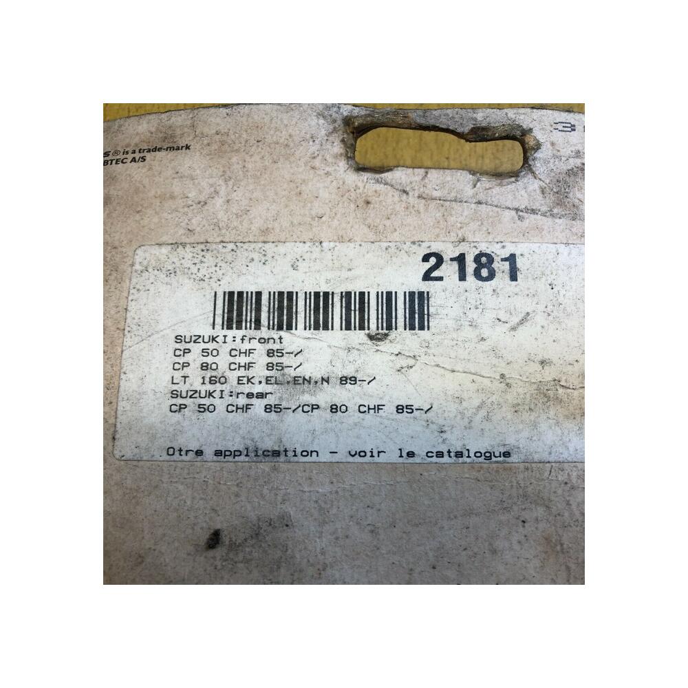 machoires frein sbs 2181 120x25mm derbi suzuki italjet atlantis  ay ah an ltf