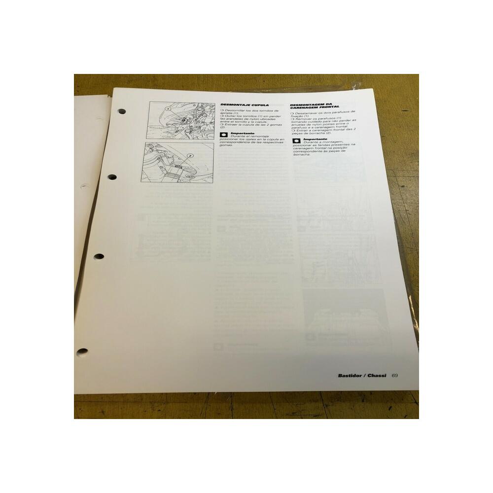manual officina manual de taller Ducati 91470281d monster s4 900 2001 esp /pot