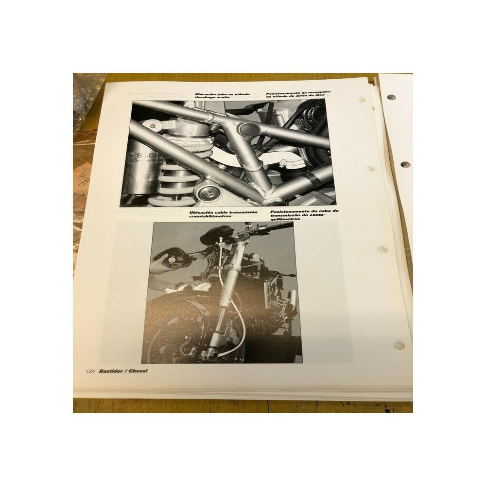 manual officina manual de taller Ducati 91470281d monster s4 900 2001 esp /pot