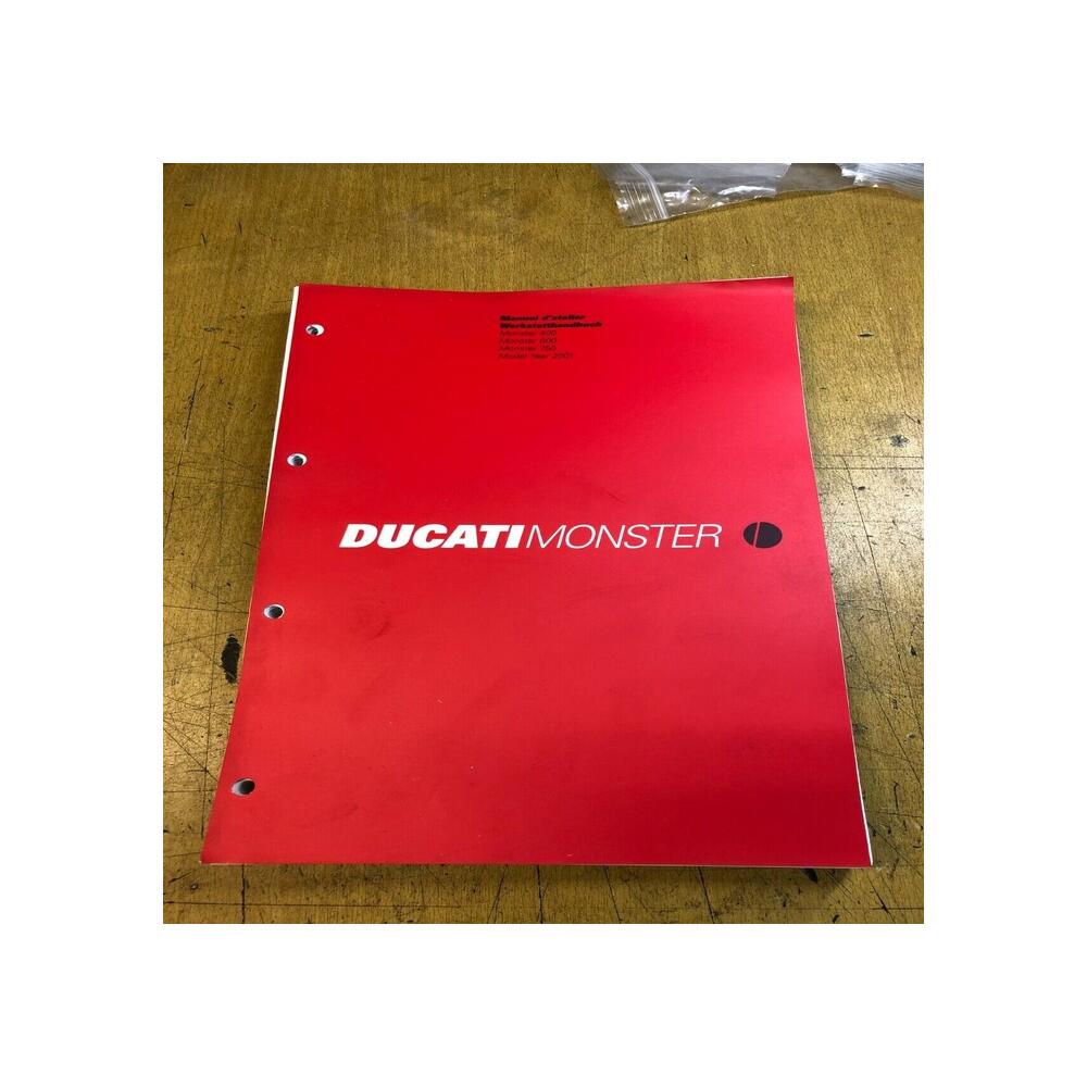 manual oficina de taller ducati 91470211f monster 400 600 750 2001 esp-por