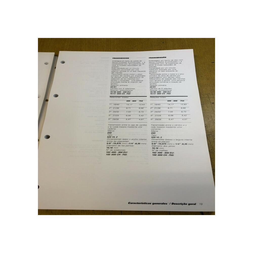 manual oficina de taller ducati 91470211f monster 400 600 750 2001 esp-por