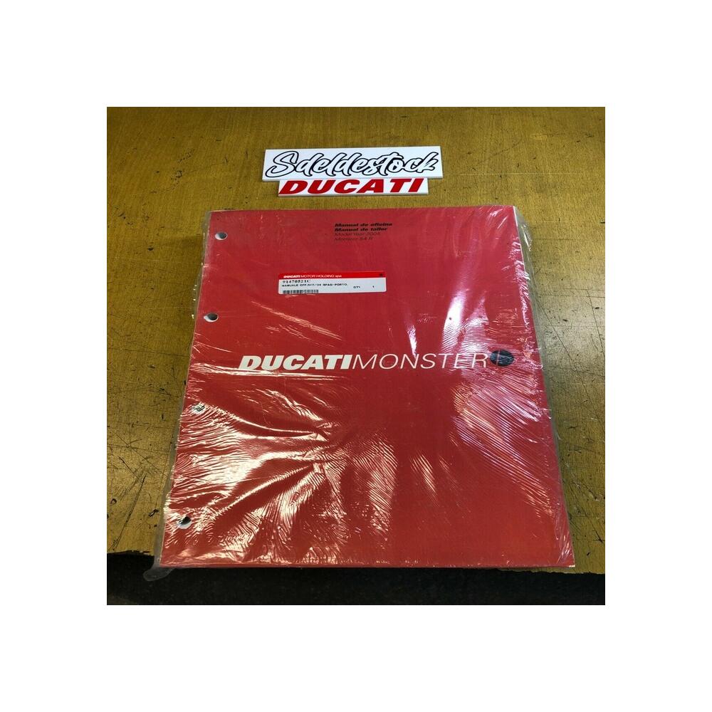 manual oficina de taller Ducati 91470521c monster 900 s4r 2004 esp/port
