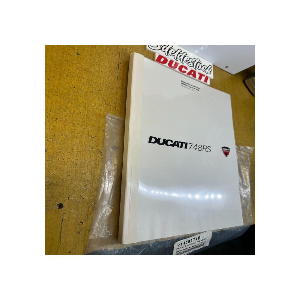 MANUALE OFFICINA  WORKSHOP MANUAL ducati 91470271b superbike 748 rs 2001 it/ang