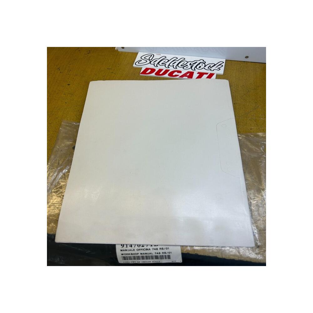 MANUALE OFFICINA  WORKSHOP MANUAL ducati 91470271b superbike 748 rs 2001 it/ang