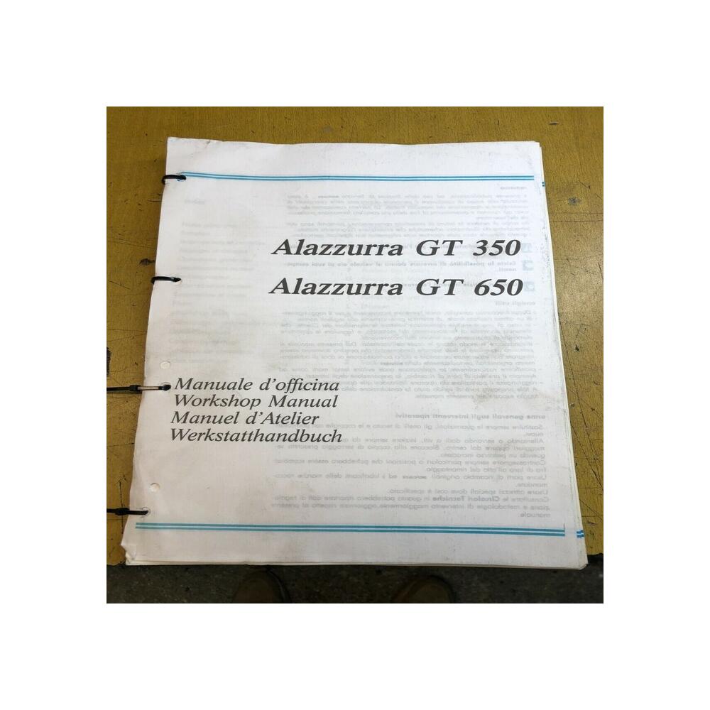 MANUALE OFFICINA  WORKSHOP MANUAL manuel atelier ducati alazzurra gt 350 650