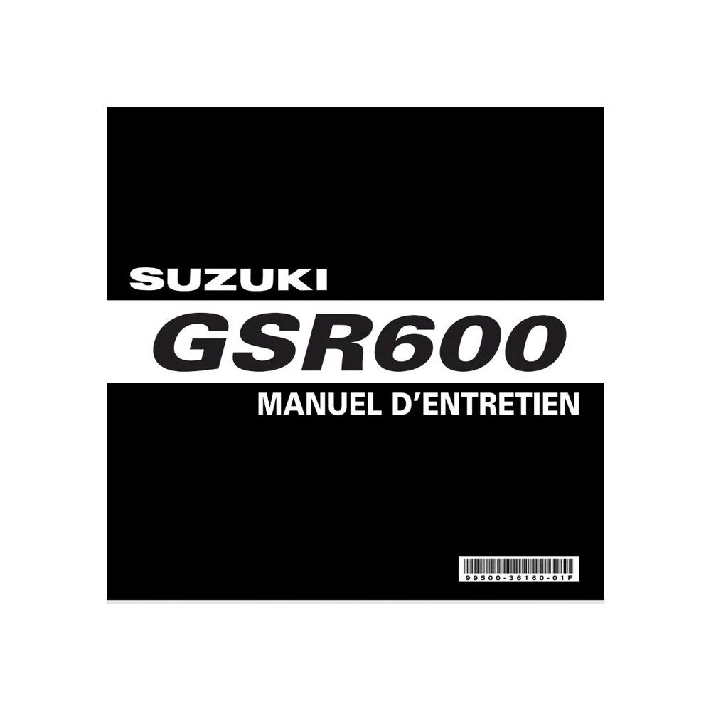 MANUEL ATELIER REVUE RÉPARATION PDF SUZUKI GSR 600 2006