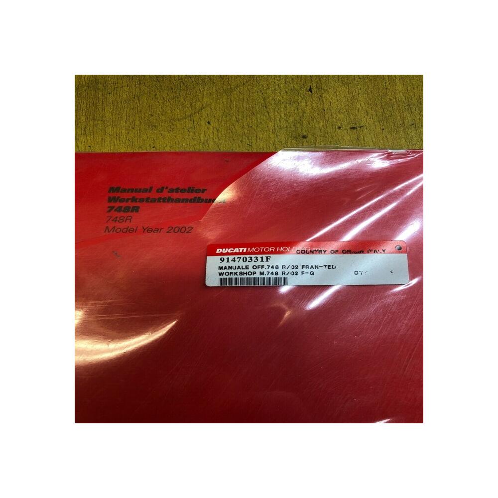 manuel d atelier Français /allemand werkstatthandbuch ducati 748 R 2002 F-AL