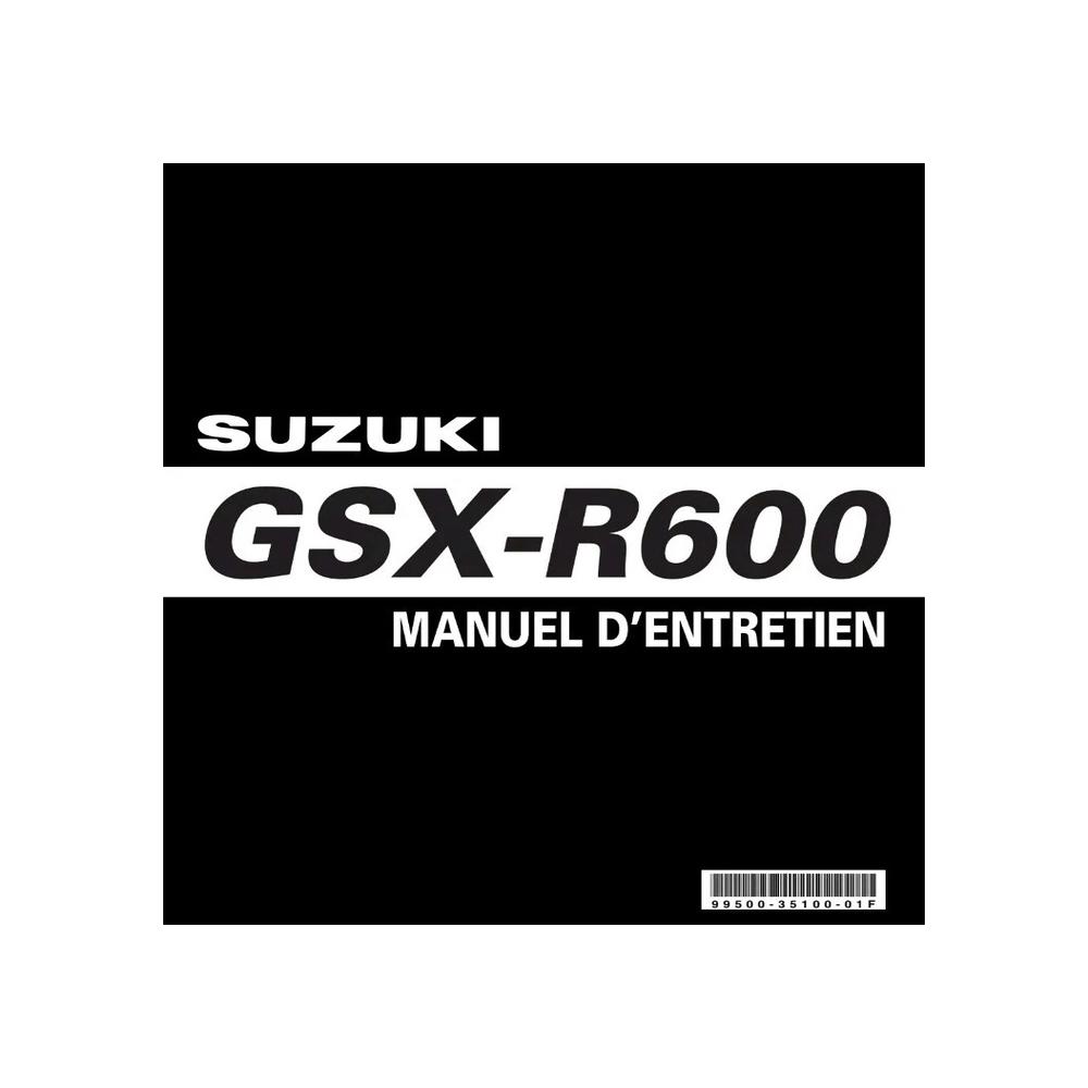 MANUEL REVUE ATELIER RÉPARATION PDF SUZUKI GSXR 600 GSX-R GSX-R600 K6 K7