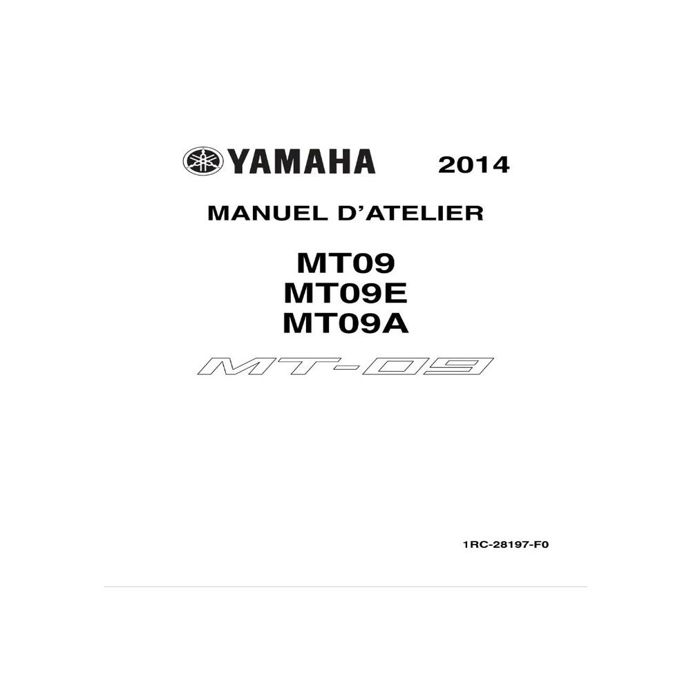MANUEL REVUE ATELIER RÉPARATION PDF YAMAHA MT-09 MT09 2014