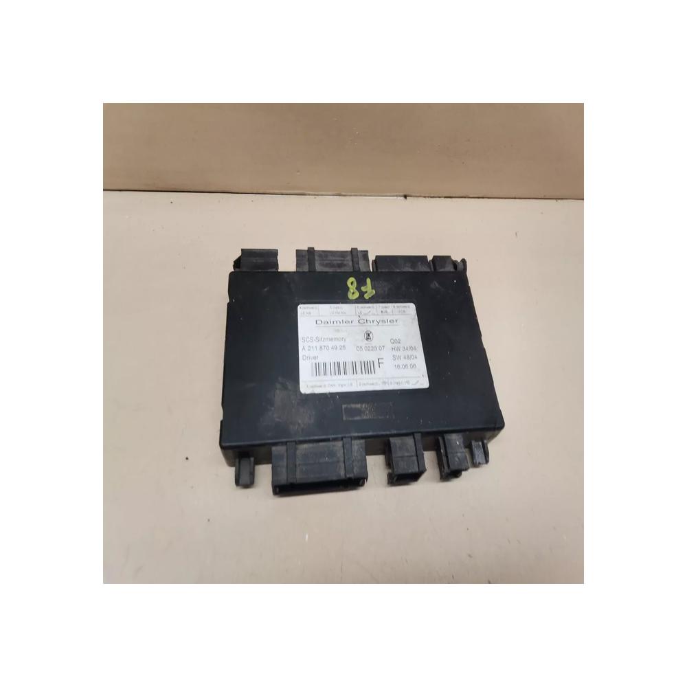 MODULE COMMANDE SIÈGE AVANT GAUCHE Mercedes  W211  REF A2118704926