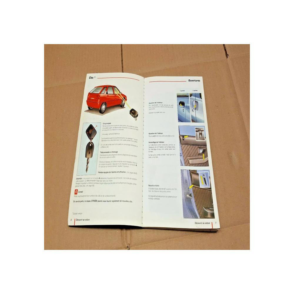Notice d'utilisation Manuel Mode d'emploi CITROEN ZX