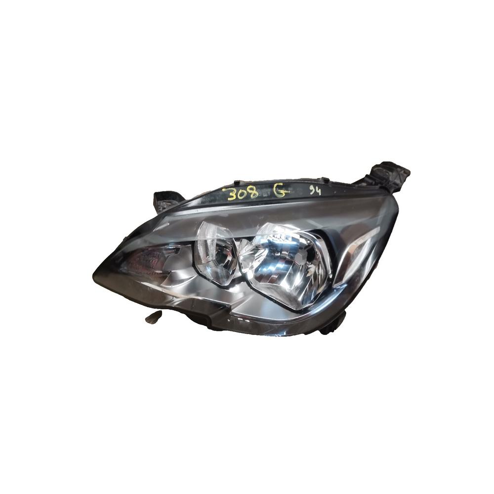 OPTIQUE DE PHARE FEU AVANT GAUCHE PEUGEOT 308 PHASE 2