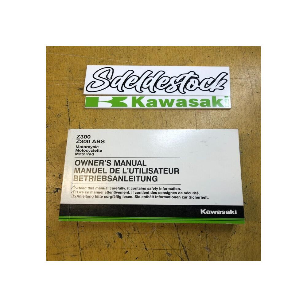 owner's manual manuel proprietaire betriebsanleitung kawasaki z 300 2015 aff bff