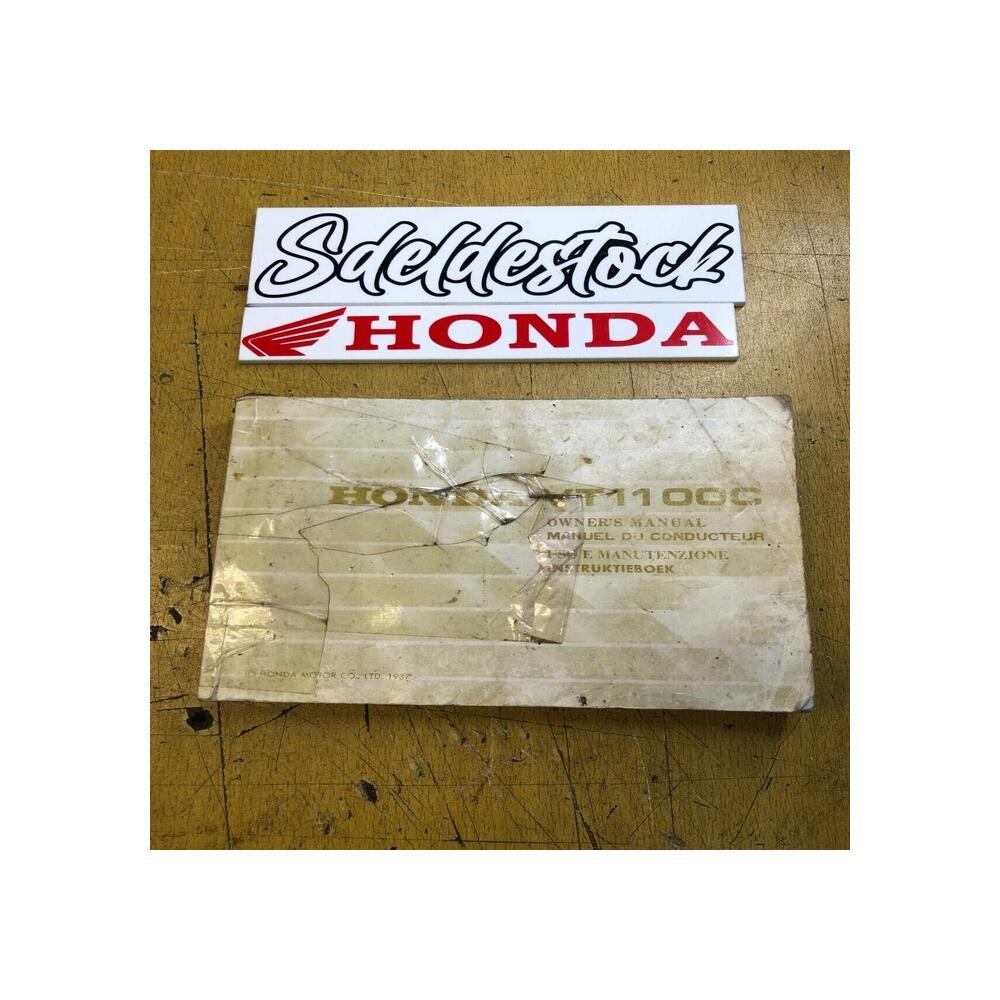 owner's manual manuel propriétaire instruktieboek honda vt 1100 c 1988 36MM8600