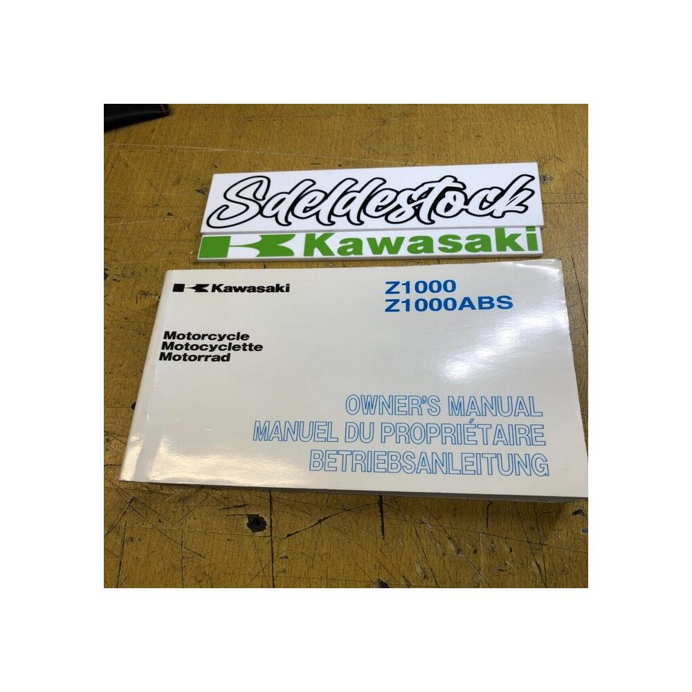 owner's manual manuel propriétaire kawasaki z zr 1000 b7f c7f 2007 99976-1305