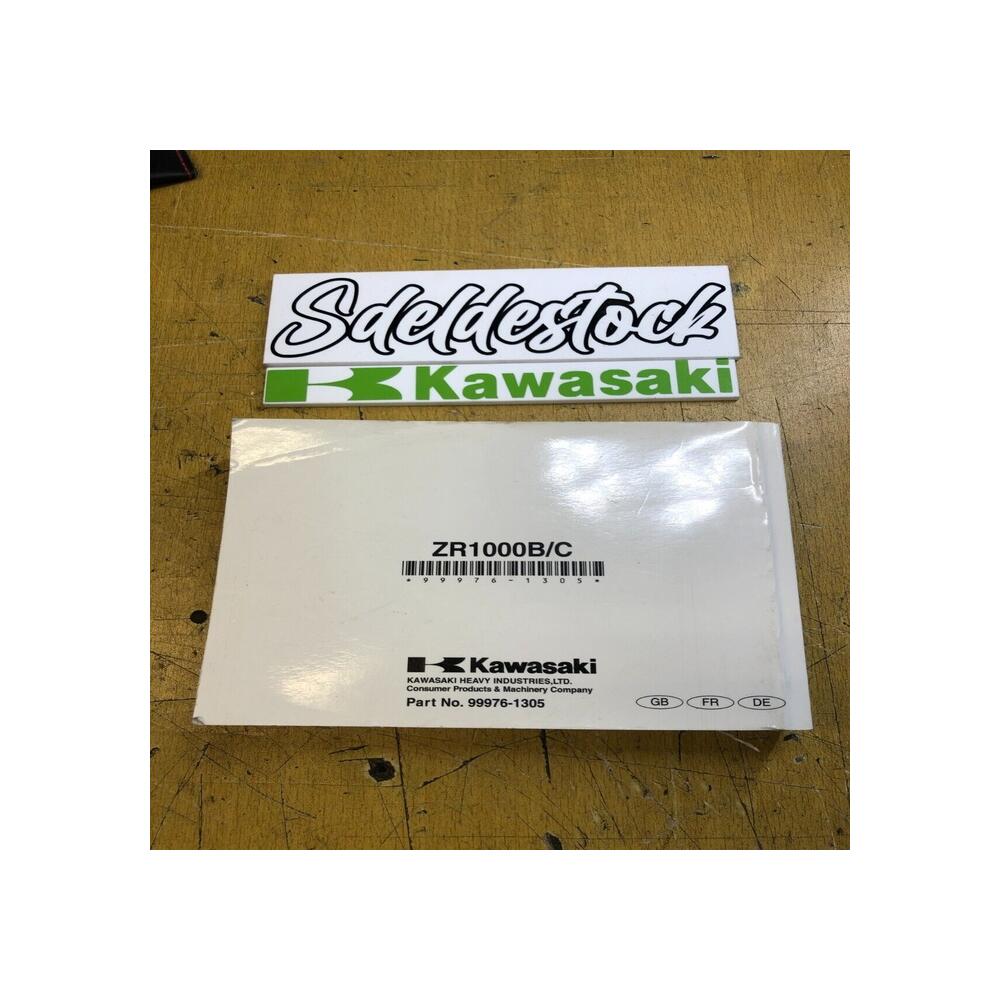 owner's manual manuel propriétaire kawasaki z zr 1000 b7f c7f 2007 99976-1305